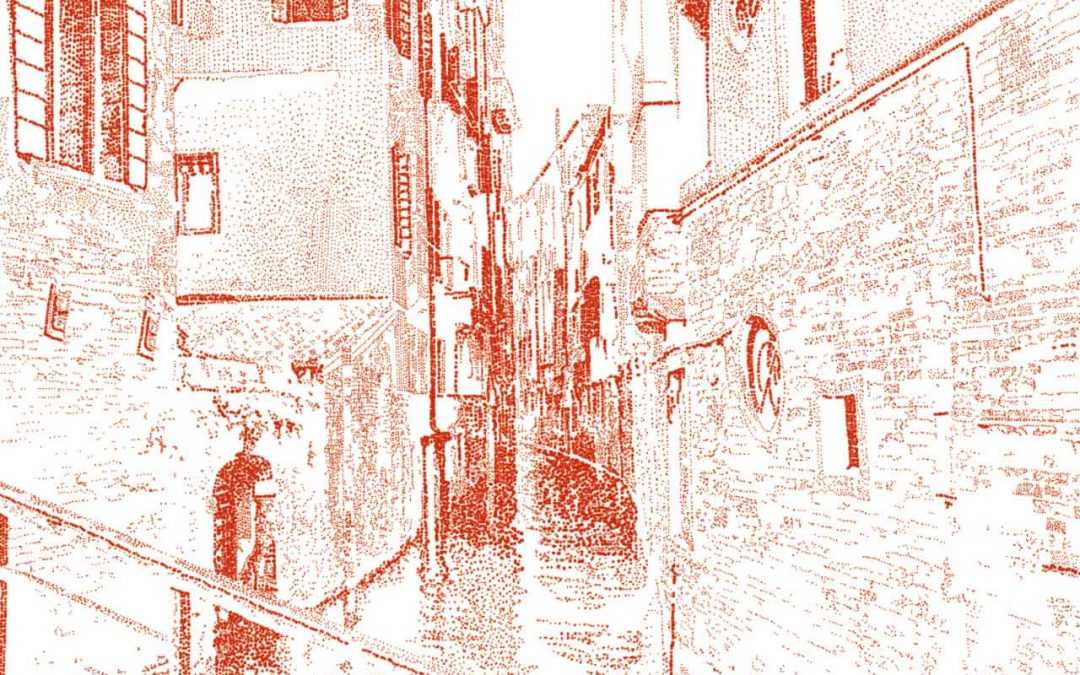 Venedig Kanal Art Print